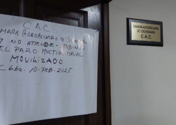 La Cámara Agropecuaria de Cochabamba (CAC) suspendió su atención.