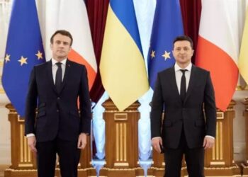 Zelenski y Macron Francia y Ucrania