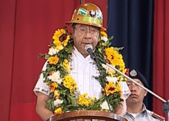 El presidente Luis Arce en Santa Cruz.
