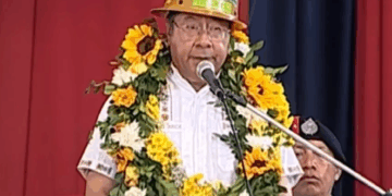 El presidente Luis Arce en Santa Cruz.