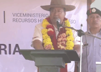 El presidente Luis Arce en Tarija