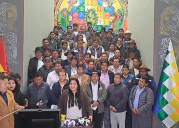 La reunión entre 60 alcaldes de La Paz.