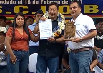 El presidente Arce proclamado nuevamente como candidato.