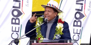 El vicepresidente David Choquehuanca.