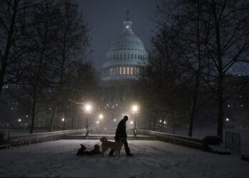 La capital de EEUU soporta bajas temperaturas