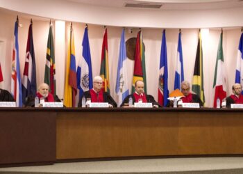 Jueces de la Corte interamericana de Derechos Humanos.