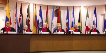 Jueces de la Corte interamericana de Derechos Humanos.