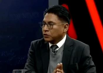 El exministro de Justicia, Iván Lima, en el programa Aquí en Vivo.