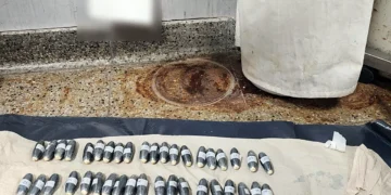 Cápsulas de droga expulsadas del cuerpo de los detenidos.