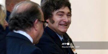 Javier Milei está de visita en Estados Unidos