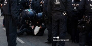 Hubo protestas en algunas ciudades alemanas