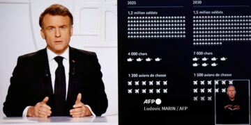 Macron en su mensaje abordó el tema ucraniano