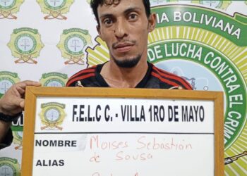 El delincuente aprehendido