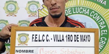 El delincuente aprehendido