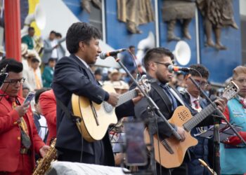 Más de 5.000 músicos participaron. Foto: APG.