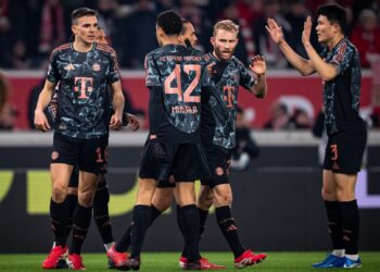 Un festejo anterior del Bayern Munich