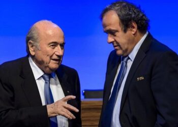 Joseph Blatter y Michel Platini