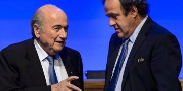 Joseph Blatter y Michel Platini