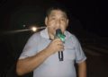 El dirigente campesino Ponciano Santos.