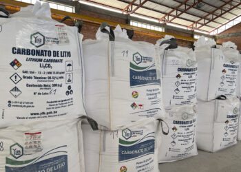El carbonato de litio que oferta la estatal. Foto: YLB.