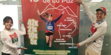 La presentación de la carrera en la que está Cristian Conitzer, exdeportista y uno de los impulsores.