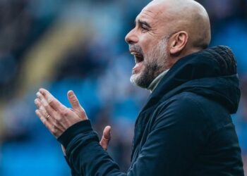El entrenador del City, el español Joseph Guardiola.