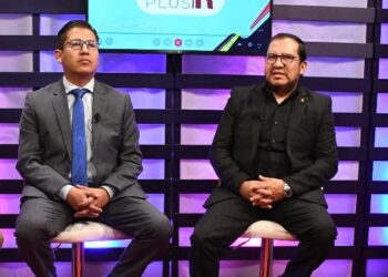 El abogado Arrmando Magne y el dirigente Héctor Montes.
