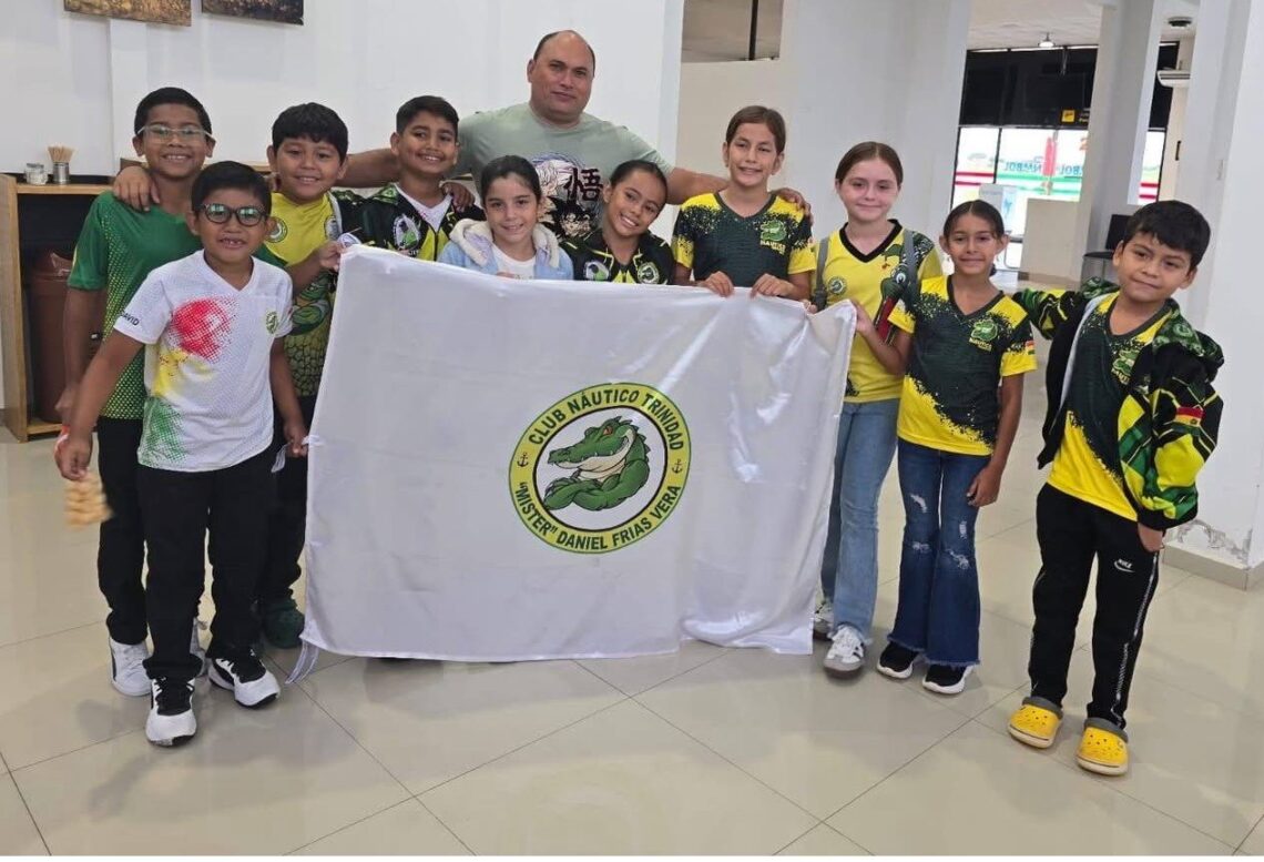 Los integrantes del club beniano Náutico.