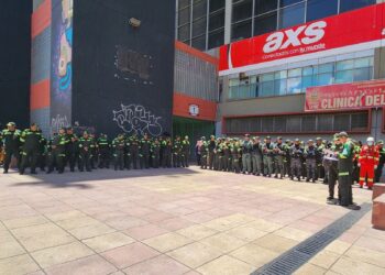 Los uniformados están al apronte. Foto: Facebook Roberto Ríos.