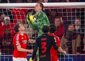 El arquero de Barcelona, el polaco Szczesny