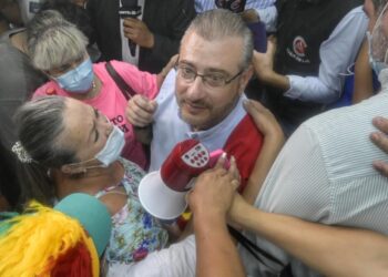 El expresidente del Comité pro Santa Cruz, Rómulo Calvo, fue sentenciado a dos años de cárcel. Foto: