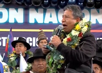 El vicepresidente David Choquehuanca.