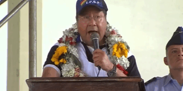 El presidente Luis Arce.