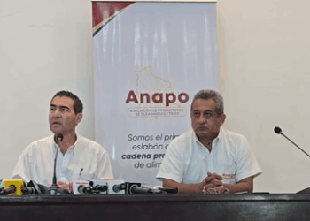 Autoridades de Anapo en conferencia de prensa.