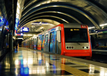 El metro de Santiago dejó de operar