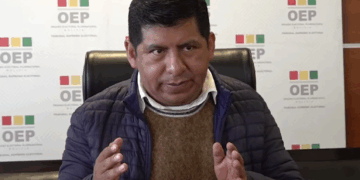 El vocal del TSE Tahuichi Tahuichi.