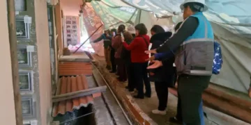 El pabellón Litoral en el Cementerio General de La Paz.