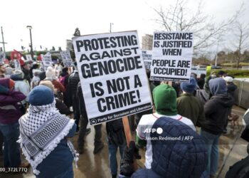 Hubo protestas pro palestinas en la Universidad de Columbia