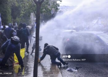 La Policía dispersó a los manifestantes