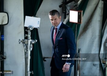El Secretario de Defensa estadounidense, Pete Hegseth