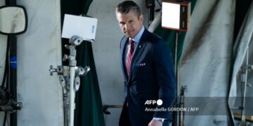 El Secretario de Defensa estadounidense, Pete Hegseth