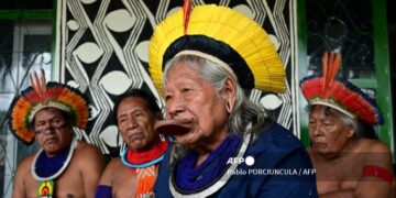 El reconocido cacique Raoni