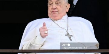 El Papa reapareció el 23 de marzo