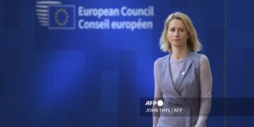 La jefa de la diplomacia de la Unión Europea, Kaja Kallas