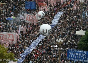 La marcha fue multitudinaria