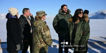 El vicepresidente estadounidense visitó Groenlandia