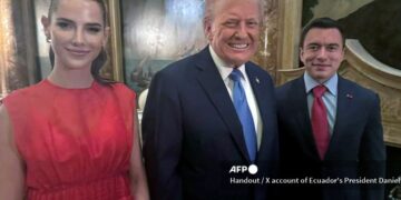 Noboa se reunió con Trump