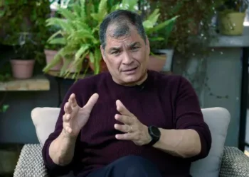 Rafael Correa habla de fraude Electoral/AFP