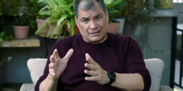 Rafael Correa habla de fraude Electoral/AFP