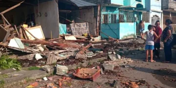 Varias viviendas fueron afectadas por el sismo